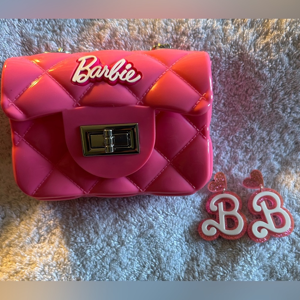 Barbie bundle with super adorable earrings.